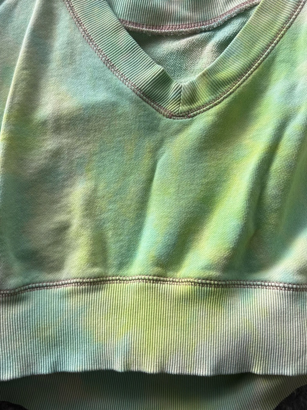 Free People take me back pullover tie dye sweater xl - Picture 6 of 10